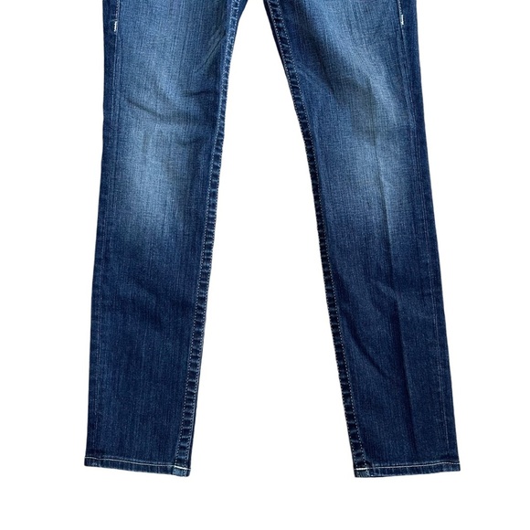 True Religion Women’s Dark Wash Button Pocket Skinny Jeans - Picture 2 of 10